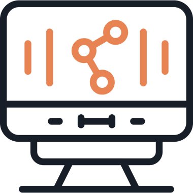 Seo simgesinin vektör illüstrasyonu