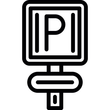 Araba anahtarı simgesi ana hat vektörü. otomatik servis