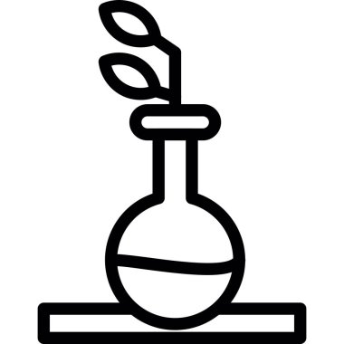 Bitki. Web simgesi basit tasarım