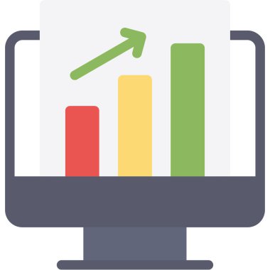 veri analizi grafik simgesi
