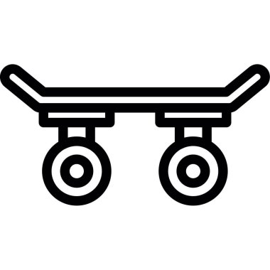 Alışveriş arabası ikon vektör illüstrasyonu