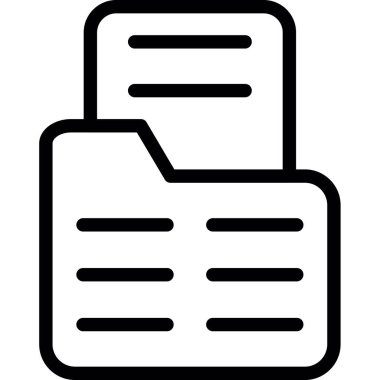 Dosya. Web simgesi basit illüstrasyon