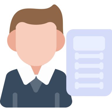 Düz biçimli Avatar insan simgesi