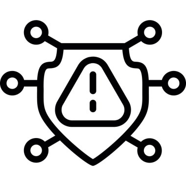 güvenli simge vektör çizim