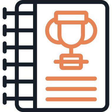 Kupa simge vektör çizim