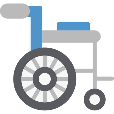 Tekerlekli. Web simgesi basit illüstrasyon