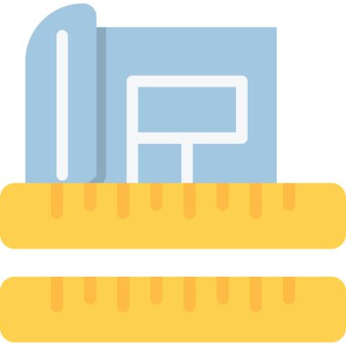 halı paspas simgesi düz biçimli