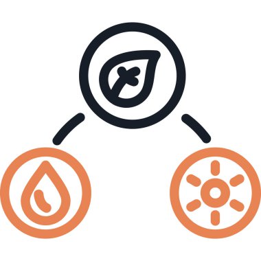 kan damlaları simgesi, satır tasarımı