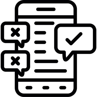 kontrol listesi simgesi, vektör tasarımı