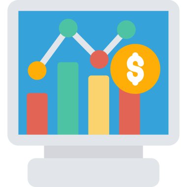 düz biçimli veri yönetimi düz simgesi