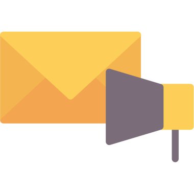 zarf e- posta iletisi simgesi düz biçimli