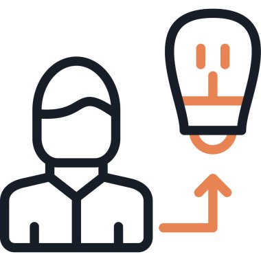 Müşteri hizmeti simgesi, vektör illüstrasyon tasarımı