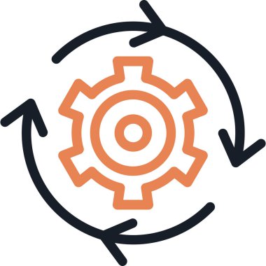 Teçhizat simge simgesi basit tasarım