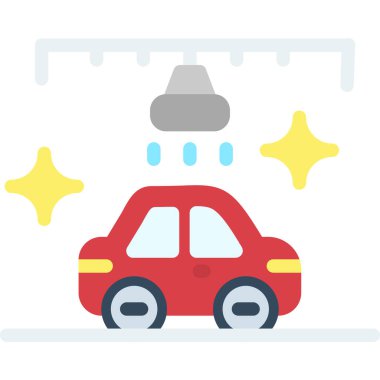 otomatik servis düz vektör simgesi