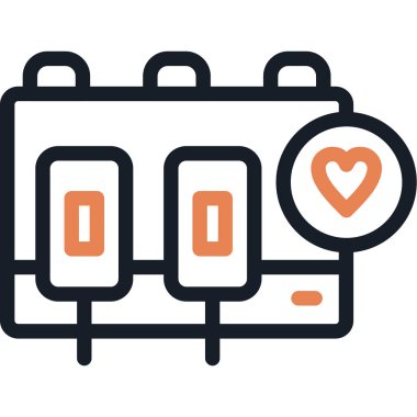 cep telefonu ikonu vektör illüstrasyonu