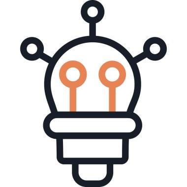 Bir fikrim var. Web simgesi basit illüstrasyon