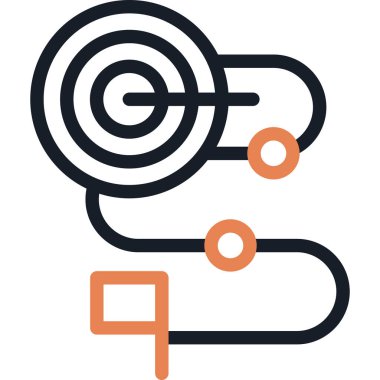 seo modern simgesinin vektör illüstrasyonu