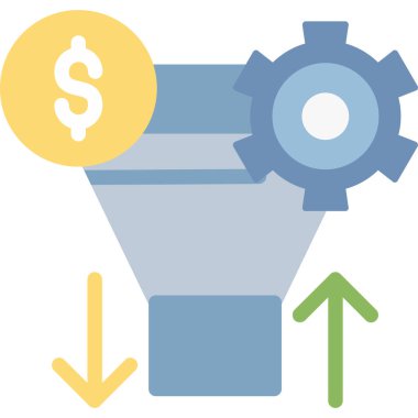 iş büyüme vektör simgesi