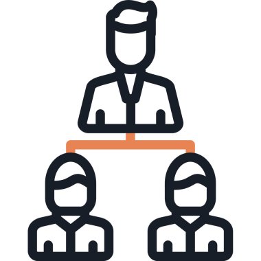 Bir takımın vektör illüstrasyonu