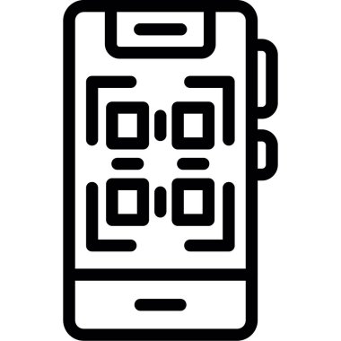 Hareket eden telefon simgesi, anahat stili