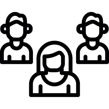 Grup insanları ana hatları vektörlerini belirler. İnsan takımı. İnsan takımı.