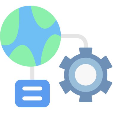 Web simgesi vektör illüstrasyonu