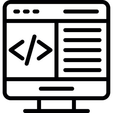 tarayıcı web kodlama simgesi