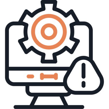 iş yönetimi simgesi, vektör illüstrasyonu