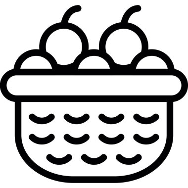 Sepet simgesi, basit tarzı