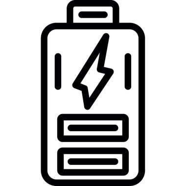 Pil. Web simgesi basit illüstrasyon