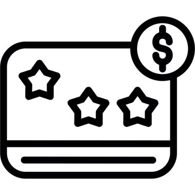 Övgü. Web simgesi basit tasarım