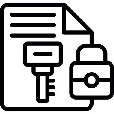 Belge. Web simgesi basit illüstrasyon