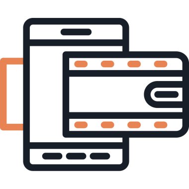 Ödeme kartı. Basit illüstrasyon