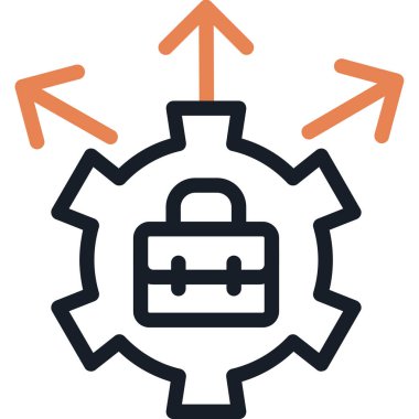 Teçhizat Web simgesi basit illüstrasyon