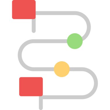 Renkli vektör simgesi bağlantı