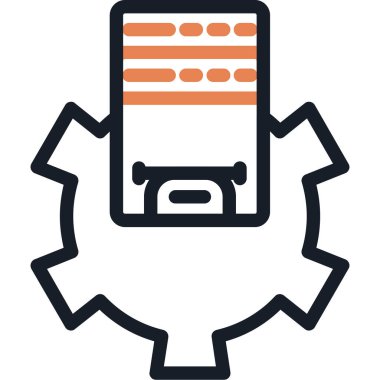 Modern eğitim ikonunun vektör illüstrasyonu