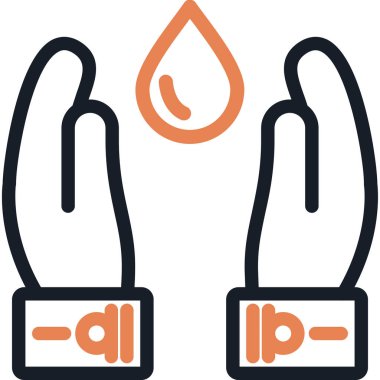 kan ikonu vektör illüstrasyonu