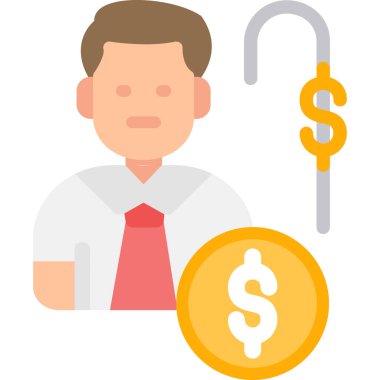 para düz renkli vektör simgesi