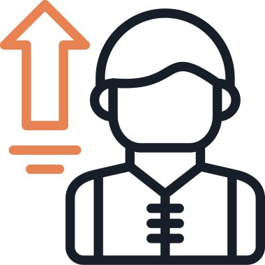 avatar. Web simgesi basit illüstrasyon