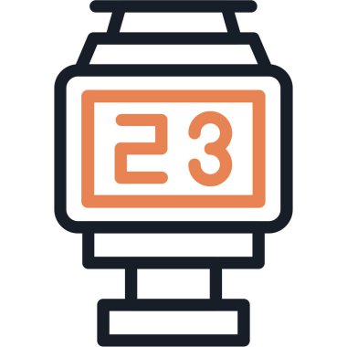 İzle. Web simgesi basit illüstrasyon