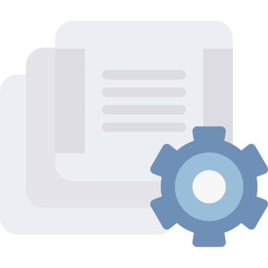 Ayarlar. Web simgesi basit illüstrasyon