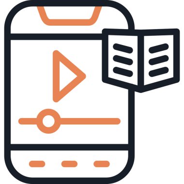 Cep telefonu. Basit resimleme