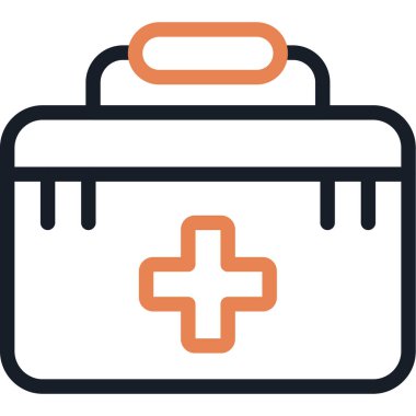 ilk yardım kiti vektör simgesi