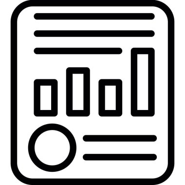 veri analiz simgesi, basit biçim