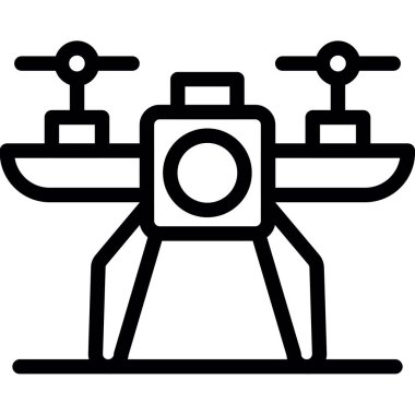 uydu anten ikonu vektör ana hatları çizimi