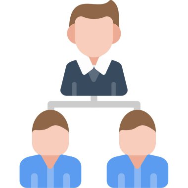 İnsan simgesinin vektör illüstrasyonu