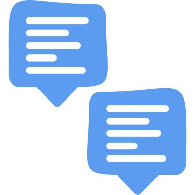 Konuşma baloncukları vektör simgesi