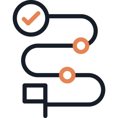 iş simgesi, basit vektör illüstrasyonu