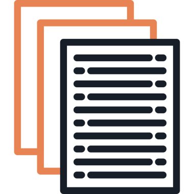 belge dosya vektör simgesi