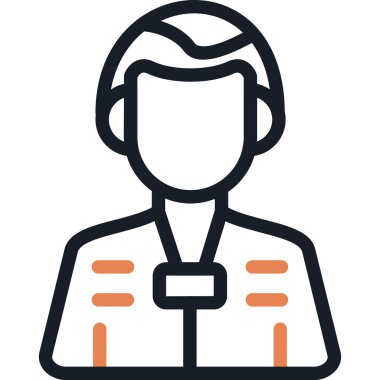 doktor vektör simgesi modern basit vektör illüstrasyonu